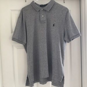 Polo Ralph Lauren- Gray polo shirt